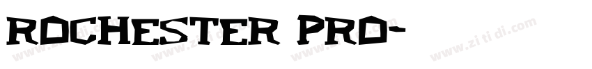 Rochester Pro字体转换